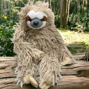 Sloth Plush Stuffed Animal 18” Toy Long Hair Wild Republic? - Picture 1 of 9