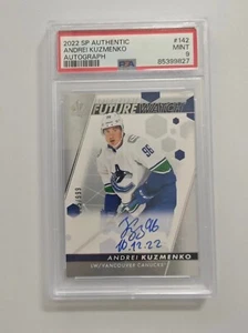 2022 SP Authentic Future Watch Inscribed Auto RC #142 Andrei Kuzmenko PSA 9 /50 - Picture 1 of 1