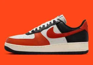 Nike Mens Size 10 Air Force 1 '07 LV8 Black Vintage Coral Phantom HQ4987-010 - Picture 1 of 7
