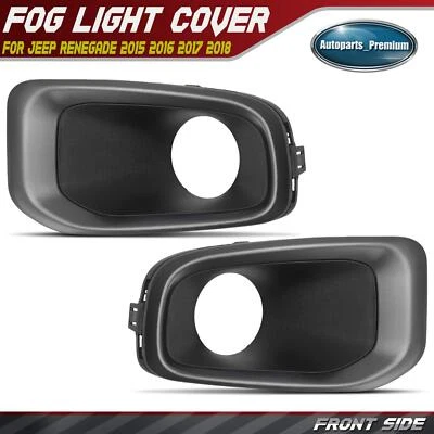 2x Tapicería de luz antiniebla delantera para conductor y pasajero para Jeep Renegade 2015-2018 texturizada Foto 1 de 4