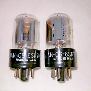 Two(2) TV7D/U RE-Test 'Bogey+' Bal. Plates GE JAN CG 6SNGT/A Tubes - Picture 1 of 21