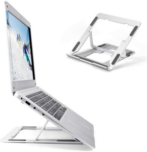 Laptop Stand Adjustable for Desk, Portable Ergonomic Laptop Riser Stand