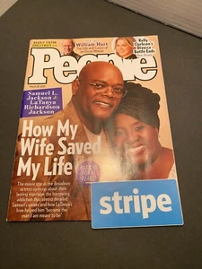 People Magazine Issue How My Wife Saved My Life Samuel Jackson La Tonya Jackson - Bild 1 von 2