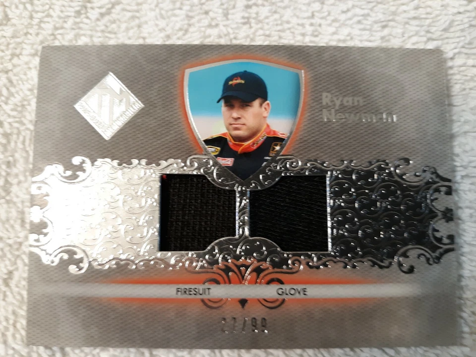 Ryan Newman Press Pass Total Memorabilia 2012 Race Used Fire Suit & Glove Card  - Image 1 of 4