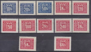 CHECOSLOVAQUIA - 1946 JUEGO COMPLETO FRANQUEO DEBIDO - MARCA DE PORTO Mi. 67-78 - **MNH** - Imagen 1 de 1