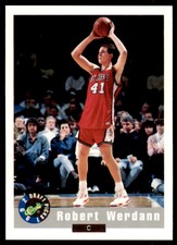 1992-93 Classic Draft Picks Robert Werdann . St. John's Red Storm #59