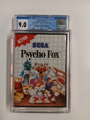 Psycho Fox Master System Complete Graded CGC 9.0 - Image 1 of 2
