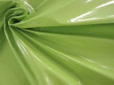 LACK Leder Kunstleder Lackleder Imitat dehnbar glänzend KIWI 8,98 EUR/m %SALE% - Bild 1 von 3