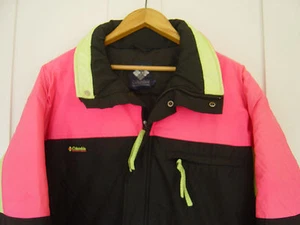 MENS COLUMBIA ZIP UP RADIAL SLEEVE SKI JACKET WATER RESISTANT SZ L - Picture 1 of 8