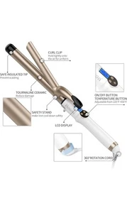 X8399 Hoson Professional Hair Curler - Ceramic Curling Iron - Picture 1 of 4