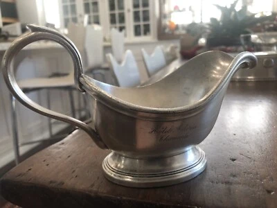 Early Christofle Silver Plated Small Gravy Boat or Sauce Server Hotel Chamonix - Image 1 of 4