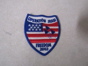 PATCH MILITARY OLDER SMALLER 3 INCHES OPERATION IRAQI FREEDOM 2003 - Picture 1 of 1