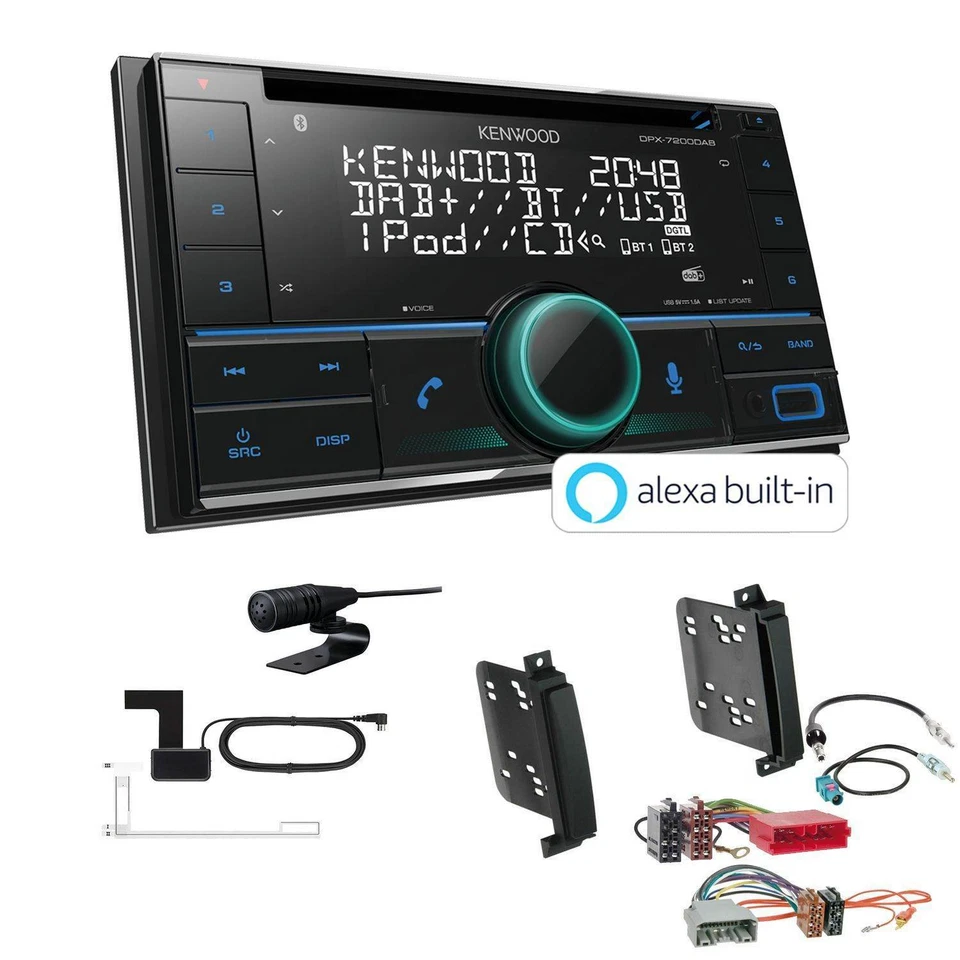 Kenwood Radio Bluetooth DAB für Jeep Grand Cherokee IV ab 2011 - Bild 1 von 4
