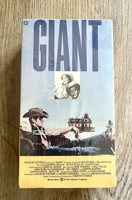 Giant 1956 2 VHS box set Elizabeth Taylor Rock Hudson James Dean - New Sealed - Image 1 of 4