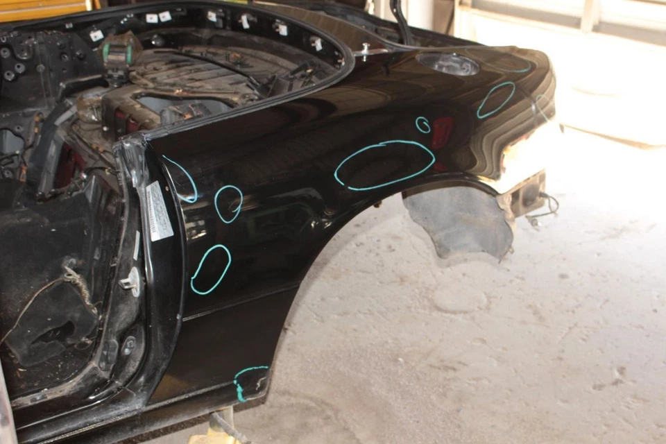 90-97 Mazda MX-5 Miata NA Black Driver Left Rear Quarter Panel - Image 1 of 4