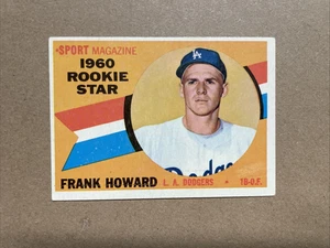 1960 Topps #132 - Sport Magazine Rookie Star: Frank Howard (RC) - Picture 1 of 2