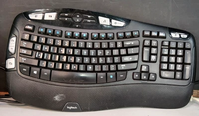 Logitech K350 Keyboard Comfort Wave Wireless No Dongle, Keyboard Only - Image 1 of 3