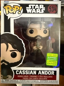 Funko Pop! Vinyl: Star Wars - Cassian Andor - San Diego Comic Con Funko 2022 - Picture 1 of 5