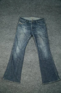 Jeans Diesel vintage uomo 33x32 blu zaf svasato bootcut invecchiato made in Italy Y2K - Foto 1 di 22