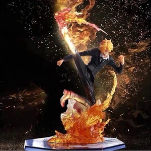One Piece Vinsmoke Sanji personaggio da collezione 18 cm PVC anime Fire Kick oggetti - Foto 1 di 2