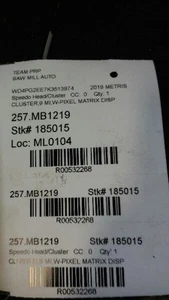 METRIS    2019 Speedometer Head/Cluster 532268 - Picture 1 of 14