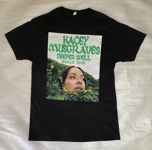 Kacey Musgraves Deeper Well World Tour T Shirt Black Concert 2024 Unisex Medium - Bild 1 von 12