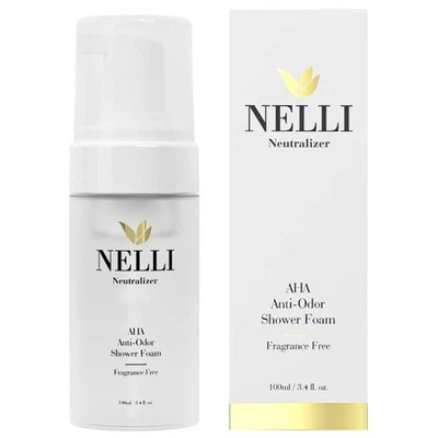 NELLI BEAUTY Nelli Neutralizer Anti-Odor Shower Foam (AHA/BHA) Fragrance Free