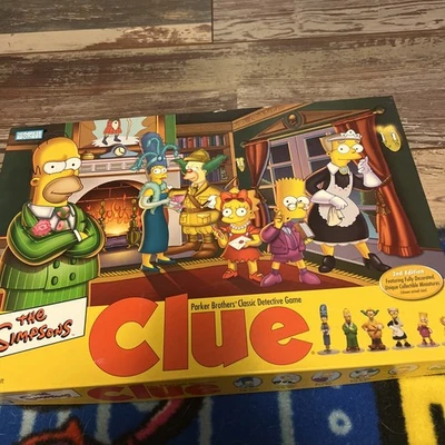 Juego THE SIMPSONS CLUE 2ª Edición - Vintage 2002 Parker Brothers - 100% Completo Foto 1 de 4