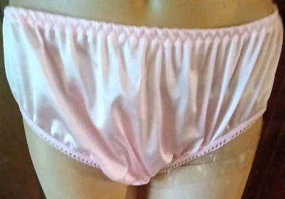 De Colección Estilo Bikini Panty S 9, 27-40 Unisex Hombres Sissy CD Mujeres Rosa Nylon Hecho a Mano  Foto 1 de 2