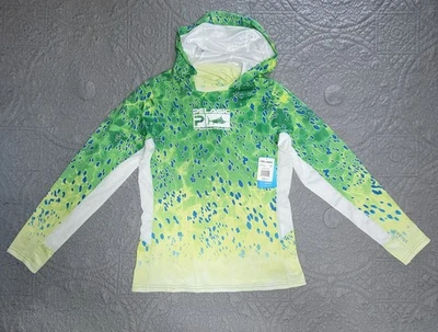 Camisa de pesca con capucha PELAGIC Exo-Tech para mujer, manga larga, UPF 50+ nueva con etiquetas Foto 1 de 4