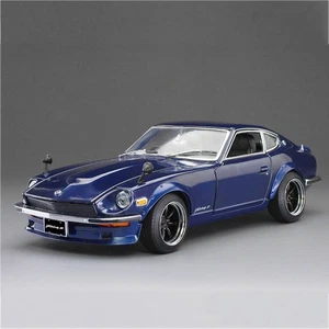 Sun Star 1:18 1971 Nissan Fairlady Z (S30) - Midnight Blue (RHD) Alloy Car Model - Picture 1 of 9