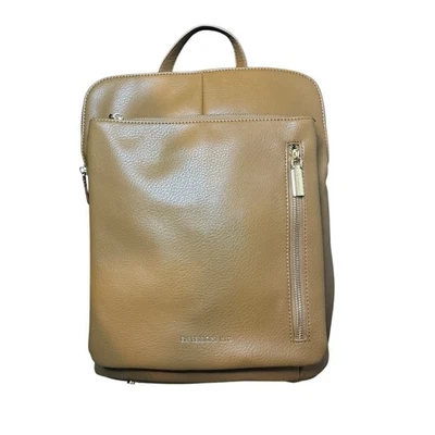 Mochila de cuero tostado Expressions NYC Foto 1 de 4