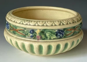 Antike Art Deco Roseville Corinthian Low Pflanzschale 20er Jahre American Pottery - Bild 1 von 8