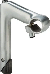 Zoom HE 1 in Quill Stem 80mm 25.4mm 17 Deg 22.2-24tpi Quill Silver Aluminum - Picture 1 of 2
