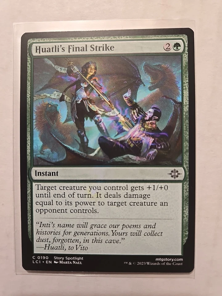 Huatli's Final Strike - Lost Caverns of Ixalan - LP - Common - Instant - MTG - Image 1 of 1
