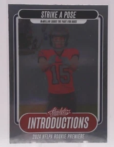 Jalen McMillan(RC)- 2024 Panini Absolute - Introductions Strike A Pose #I-JMN  - Picture 1 of 2