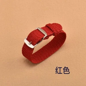 Nylon Watch Band 14 16 18 20mm 22mm Replacement Weave Fabric Canvas Watch Strap - Picture 1 of 25