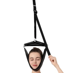 Head Neck Traction Stretcher Cervical Brace Pain Relief Adjustable Device Home - Picture 1 of 12