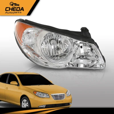 Fit For Hyundai Elantra 07-10 Sedan Halogen Headlight Lamp Passenger Right Side - Image 1 of 4