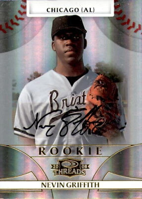 2008 Donruss Threads #106 Nevin Griffith Autograph Rookie RC Card Auto /999  - Image 1 of 2