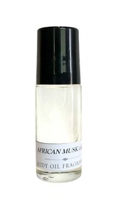 AFRICAN MUSK clear, FRAGRANCE OIL (unisex) ROLL ON BOTTLE - Picture 1 of 19