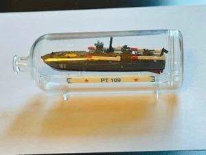 Micro Machines Galoob 1991 Ship In A Bottle - PT 109 - Picture 1 of 2