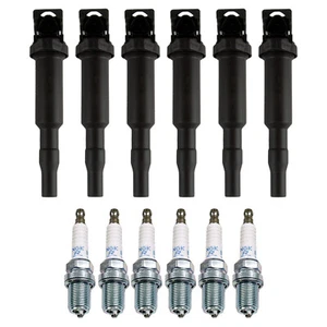 Bosch 6 Ignition Coil NGK 6 Standard Spark Plug Kit For BMW E53 X5 3.0 L6 2006 - Picture 1 of 1
