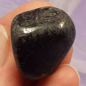 Sehr seltener Alabandit Kristall Trommelstein, Alabandin 19,3g SN48647 - Bild 1 von 4