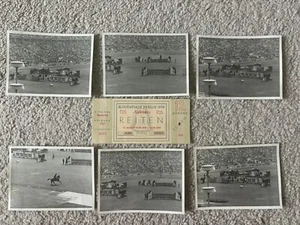 SIX 1936 OLYMPIC ORIGINAL CAMERA PHOTOS august equestrian PLUS 8/12/1936 TICKET - Picture 1 of 8