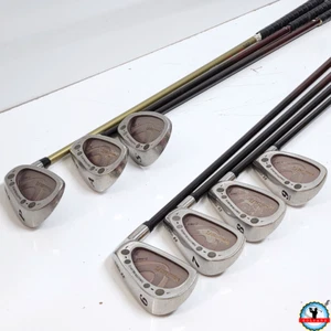 Women's Yonex V- Mass 350 FL iron Set 6-PW-AW-SW Ladies Graphite Shafts RH Read" - Picture 1 of 15