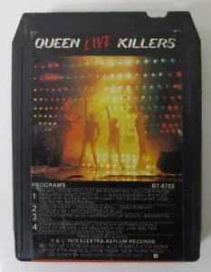 QUEEN LIVE KILLER (1979 - 8 Track Stereo Tape; Tested) Elektra Records; BT-8702 - Picture 1 of 4