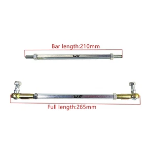 Steering 210mm/8.26In Linkage M8 Ball Joint Tie Rod For Motorcycle ATV Dirt Bike - Picture 1 of 7