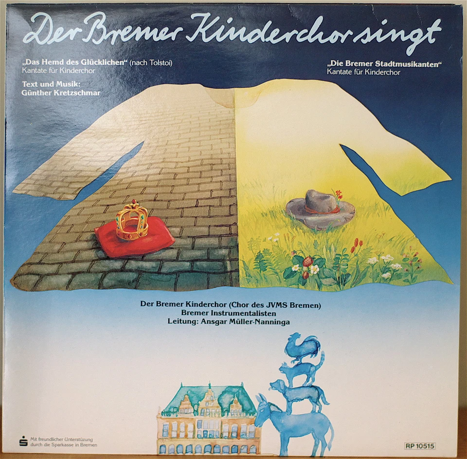 DER BREMER KINDERCHOR SINGT/Gunther Kretzschmar Cantatas-M1984LP GERMAN IMPORT - Image 1 of 1
