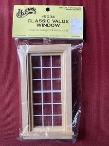 "Ventana de valor clásica miniatura para casa de muñecas (#5034)-- escala 1""" - Imagen 1 de 2